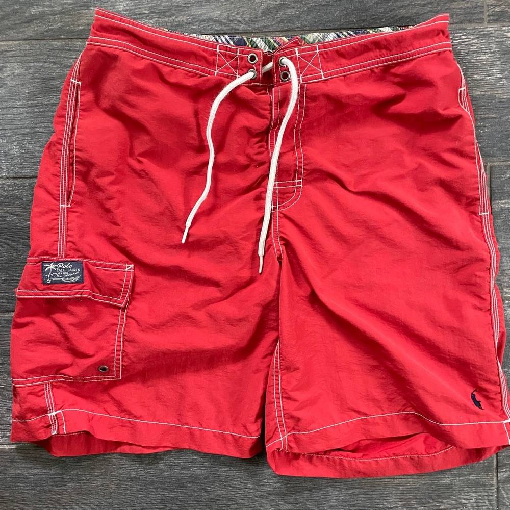 VINTAGE Polo Ralph Lauren Swim Trunks (Men’s S)